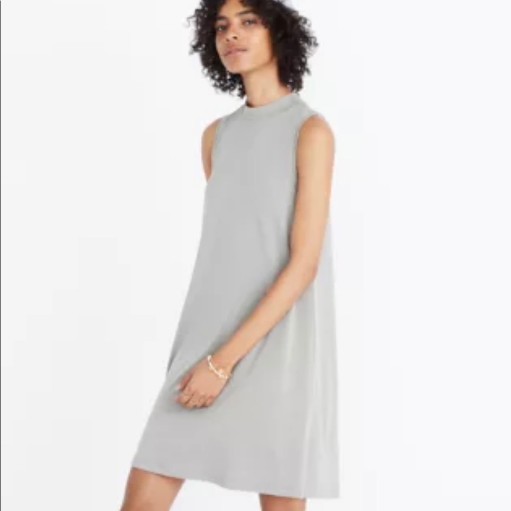 Madewell Mockneck jersey dress modal dress size XS